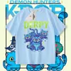 Kpop Hunter Bruxa Grupo Periférico Rumi Mirazoi Manga Curta Masculino e Feminino Verão Novo Casual Camiseta Roupas