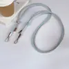 Cor Sólida Multitom Couro de Luxo Fivela de Metal Alça Transversal Ajustável Alça de Pescoço Adequado para Bolsas de Celular Cordão Feminino