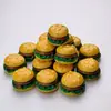 Hambúrguer Estéreo Simulado Brinquedo de Comida de Resina DIY Pequenos Enfeites de Mesa Brinquedos Infantis Acessórios de Cabelo Acessórios de Grampo Atacado