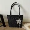 Bolso de mano para mujer de gran capacidad estilo coreano, nuevo bolso tote estrella 2026, bolso de hombro simple para debajo del brazo
