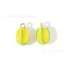 Granada Fresa Sandía Cereza Joyería de Frutas Estéreo Accesorios Colgante de Aleación DIY Colgante de Cadena para Teléfono Móvil Hecho a Mano