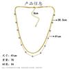 Collar Sencillo de Perlas Estrelladas Que No Se Desvanece, Versátil para Mujeres en Verano, Joyería de Cadena para Clavícula de Alta Gama y Elegante, Estilo Corto