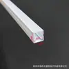 Carcasa de tira de luz LED dura con tapas finales, coextruida de dos colores, totalmente de plástico, retardante de llama, que proporciona emisión de luz uniforme, accesorio de iluminación lineal