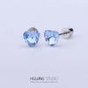 Pendientes de mariposa con forma de hueso de oreja de circonita microincrustada chapados en oro y cobre populares de Amazon, pendientes de perforación transfronteriza de comercio exterior europeo y americano.