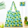 Bolsa de compras plegable de gran capacidad, bolso de mano portátil para supermercado, impresión de logotipo, bolsa de almacenamiento 190T, directo de fábrica