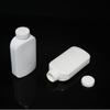 Venta al por mayor del fabricante Material HDPE Botella de envasado de forma especial de 120 ml Botella plana para pastillas Polygonum Multiflorum Pastilla Botella de plástico Sellada