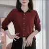 Camisa Polo de Veludo Alemão Quente Dupla Face Novo Estilo Hong Kong Gola Polo Cor Contrastante Versátil Elegante Estilo Coreano Camada Base Manga Longa