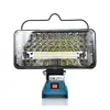Adecuado para luz de trabajo LED Makita, luz de coche, iluminación exterior, batería dual USB Makita 18V 14V, mango de 78 pulgadas