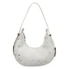 Bolso de mano de moda con estampado de estrellas transfronterizo en forma de media luna para mujer, nueva colección 2026, estilo coreano de nicho, bolso de hombro/bolso cruzado chic y versátil