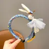 Diadema de Tejido de Lana para Niños Muñeco de Tela Perro de Nariz Larga Diadema para Niña No Aprieta la Cabeza y No Presiona el Cabello Accesorio para la Cabeza de Niña
