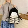 Mochila de Montanhismo com Design de Cor Contrastante Leve Grande Capacidade Unissex para Viagem ao Ar Livre Passeio Mochila Outdoor para Mulheres