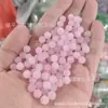 Cuentas Sueltas de Calcedonia Cristalina, Pulsera Tejida con Cuentas Hecha a Mano DIY de Jade Natural, Cuentas Sueltas de Calcedonia