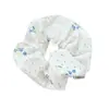 Laço de Cabelo Pequena Flor Vermelha Plissado de Renda com Bolinhas Coreano Corda para Rabo de Cavalo Fresca e Versátil Primavera e Verão Acessórios de Cabelo Novo Estilo