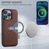 Adecuado para funda de cuero de teléfono móvil Iphone18, Soporte magnético para coche Magsafe con carga inalámbrica Samsung S26, Google 11