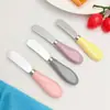 Cuchillo de Mantequilla de Acero Inoxidable 304, Esparcidor de Pan y Mermelada, Mango de Cerámica, Cuchillo de Mantequilla para el Hogar, Cuchillo para Queso, Cuchillo para Queso