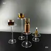 Mini suporte de exibição redondo de acrílico para miniaturas, joias, cosméticos, produtos pequenos, base de coral, suporte de exibição