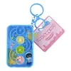 Llavero de disco de engranaje para animales pequeños, juguete de bola, consola de juegos, colgante para mochila, llavero para aliviar el estrés, regalo pequeño al por mayor