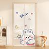 Cortina de puerta antimosquitos con dibujos animados, mosquitera magnética para el hogar, dormitorio, cortina divisoria con velcro, tira adhesiva magnética, nuevo estilo 2025, mosquitera para ventana y puerta.