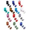Novedad en Stock, Pendientes Turquesa Multicolor, Piedra Natural Genuina, Expansores de Oreja Falsos de Barra Redonda Doble Cara, Venta al por Mayor Directamente de la Fuente, Hecho a Mano