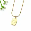 Collar de Acero Inoxidable para Mujer Joyería de Nicho Versátil Colgante de Cobre Cadena Elegante para Clavícula Joyería Cadena de Lujo Ligero