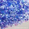 Papel de caramelo de resina de color irregular, material de joyería para decoración de uñas hecho a mano, relleno de barro de cristal fino