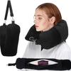 Nuevo Reposacabezas de Viaje, Felpa Suave, Se Puede Rellenar con Ropa, Funda de Almohada para Maleta, Reposacabezas Portátil Multifuncional en Forma de U para Exteriores