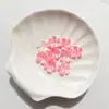 Nuevo Estilo Flor de Cerezo Estampada en Oro con Bordes Dorados y Plateados 15 mm Pétalos Perlados de Dos Tonos Materiales Hechos a Mano para Bricolaje Accesorios para el Cabello de Estilo Antiguo Ramo