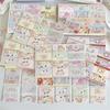 Mini Tarjeta Plegable de Dibujos Animados Cabeza ins Frijoles de Amor Material de Empaque para Tarjetas Pequeñas Tarjeta de Regalo para Persecución de Estrellas Tarjeta de Empaque
