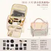 Bolsa de Cosméticos de Aparência Sofisticada para Lembrança para Mulheres, Bolsa de Higiene Pessoal Portátil de Grande Capacidade para Viagem, Bolsa de Armazenamento Bordada Fresca e Doce