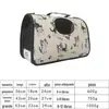 Bolsa de Transporte Transparente para Gatos, Gaiola Dobrável para Gatos para Uso Externo, Mochila Portátil para Pets, Bolsa de Mão Colorida Respirável Transversal para Gatos de até 6,5kg