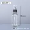 Botellas Boston transparentes en stock, varios tamaños, botellas de vidrio vacías con gotero y bomba para dispensar desinfectante de manos, loción y cosméticos