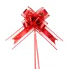 Flor de Puxar para Carro de Casamento de Gaze Nevoeiro Vermelho Vinho Fosco Transfronteiriça Caixa de Presente Grande Laço Entrega de Carro Flor de Puxar para Carro Novo
