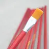 Pincéis de Nylon Vermelho para Pintura a Óleo, Conjunto de Pincéis para Tinta Guache Acrílica, Pincéis Criativos para Grafite no Atacado