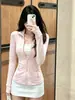 Ropa de Yoga Adelgazante y Favorecedora para Mujer 2026 Nuevo Estilo Top Deportivo Cintura Ceñida Ajustado Cuello Alto Cardigan Adelgazante Chaqueta Casual