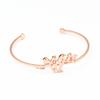 Pulsera de amor sencilla de moda coreana con apertura ajustable para parejas, pulsera de pájaro para mujer, fábrica de joyería Yiwu, venta al por mayor