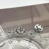 Botão de Metal Estrela de Cinco Pontas com Diamante Lua Oca Botão de Cardigan de Tricô Moda Nicho Camisa