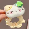 Lazo Creativo Lindo de Pingüino Pez de Dibujos Animados para el Cabello para Mujeres con Cabeza de Bola y Coleta Lateral Diadema Peluche Otoño e Invierno