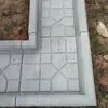 Placa de borda de canteiro de vegetais, canaleta de vegetais, produto acabado, calçada de cimento auto-assentada, placa de contenção, placa de canaleta de canteiro de vegetais, molde de piso para horta rural