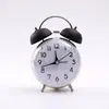 Reloj Despertador de Doble Campana Súper Ruidoso de 4 Pulgadas Esfera Personalizada Creativa Reloj Despertador Silencioso Clásico para Estudiantes Reloj de Mesa Gh823