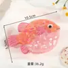 Yhj Accesorios para el Cabello Nuevo Pez Marino Animal Clip de Acetato Estrella de Mar Pinza de Pelo de Gama Alta Pinza de Tiburón para el Cabello Pinza de Pelo