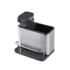 Estante de Almacenamiento para Lavado de Platos de Cocina Combinación de Suministros de Cocina Dispensador de Jabón Detergente para Fregadero Multifuncional Botella de Gel Antibacterial