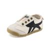 Tênis de Lona Infantil Tênis de Treino Alemão para Meninas Tênis de Solado Macio para Bebês Tênis de Board Estilo Novo Outono 2024 Calce Fácil Sapatos para Jardim de Infância
