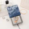 Estilo Nacional Caja Transparente de Película de PE Colgante Caja de Empaque para Pulsera Joyería Caja para Anillo Pulsera Venta al por Mayor Logo Impreso