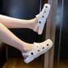 Zuecos de Verano de Moda para Enfermera, Playa, Ligeros, Suela Suave, Zapatos Cerrados para Pareja, Medias Zapatillas para Uso Exterior en la Playa, Sandalias