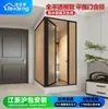 Xilaiden Baño Integrado Habitación de Ducha para el Hogar Inodoro Cabina de Ducha Integrada con Paneles de Pared Engrosados Tablero Impermeable de 17 mm