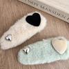 Otoño e invierno, nueva serie coreana de dopamina para chicas, peluche, amor, horquilla, flequillo, clip lateral, horquilla rota, tocado