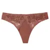 Ropa Interior Sexy Europea y Americana para Mujer de Encaje Hueco Algodón Puro en la Entrepierna Antibacteriana Talla Grande Cintura Media Bragas Emocionales de Puro Deseo para Mujer