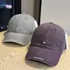 2026 Nueva Calle Bordado Simple de Letras Gorra de Béisbol Unisex Senli Primavera Casual Protección Solar Visera Curva Gorra Pico de Pato