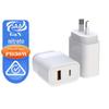 Nitreto de gálio GaN PD30W padrão australiano SAA para Apple 13 Samsung S21 carregador de telefone móvel carregador de notebook