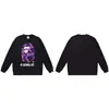 Suministro al por mayor de sudadera con cuello redondo de peso pesado de marca de moda de comercio exterior BAPE cabeza de mono, chaqueta de manga larga de tiburón, 13 sudaderas para hombre